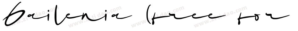 Gailenia (free for personal use only)字体转换